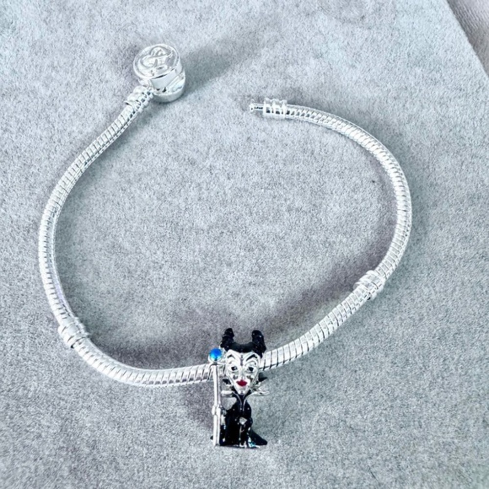 Disney Maleficent Bead Charm Silver fits‎ PANDORA - Picture 3 of 13
